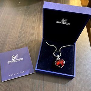 SWAROVSKI Crystal Oceanic Pendant Red